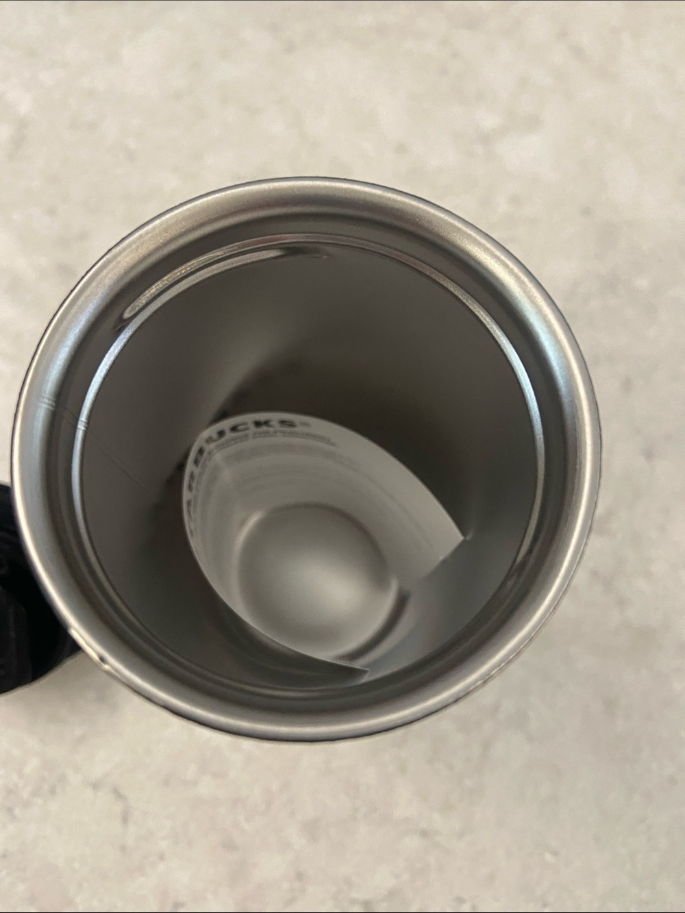 Starbucks RARE Ltd Edition Black Ice Crystal Stainless Steel Tumbler 12 FL OZ. - Picture 10 of 15